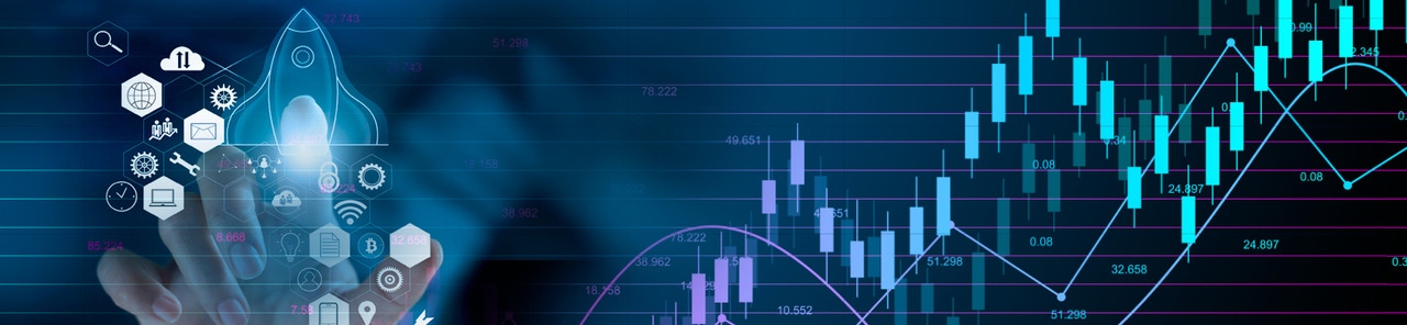 Tendance à la hausse représentée par un graphique linéaire